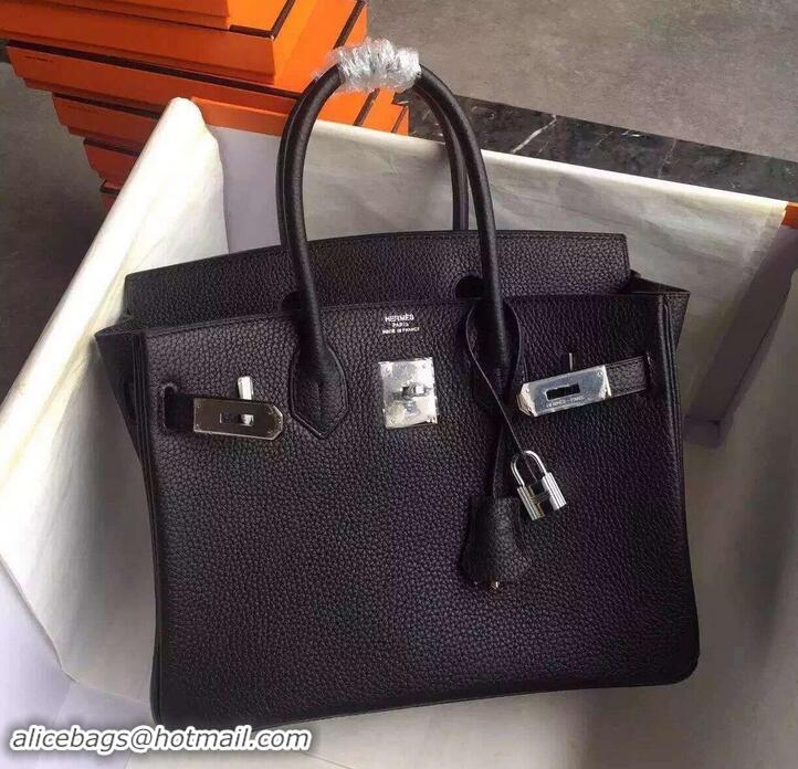  Best Product Hermes Birkin 30/35 Bag In Original togo Leather With Gold/Silver Hardware 425018 Black