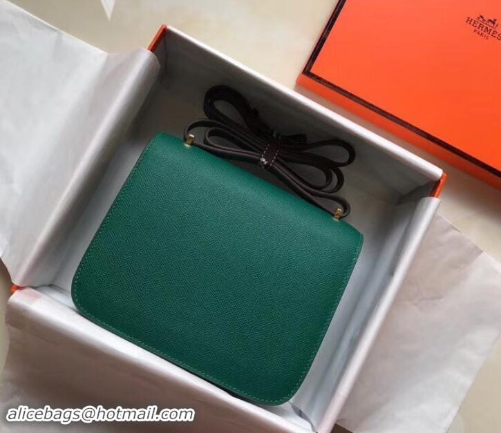 Trendy Design Hermes Constance MM Bag in Epsom Leather Peacock Green with Gold Hardware H42611