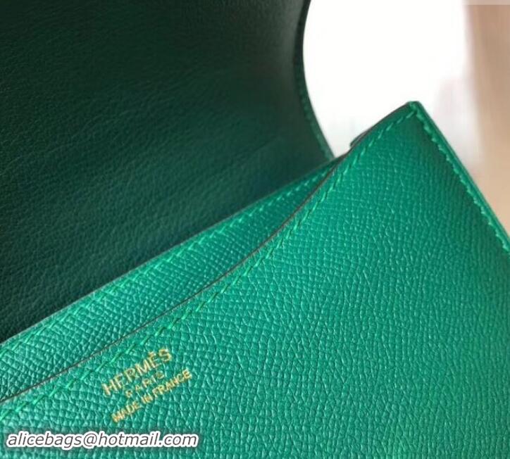 Trendy Design Hermes Constance MM Bag in Epsom Leather Peacock Green with Gold Hardware H42611