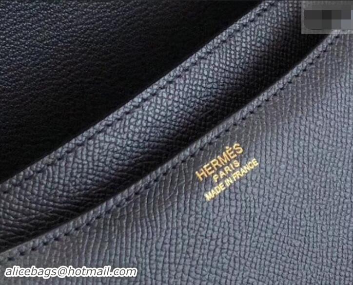 Discount Hermes Constance MM Bag in Epsom Leather Black with Gold Hardware H42611