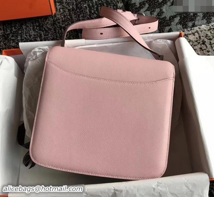 Luxury Hermes 2002 - 26 Bag Pink In Evercolor Calfskin With Adjustable Strap H42620