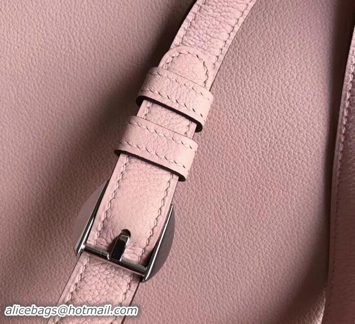 Luxury Hermes 2002 - 26 Bag Pink In Evercolor Calfskin With Adjustable Strap H42620