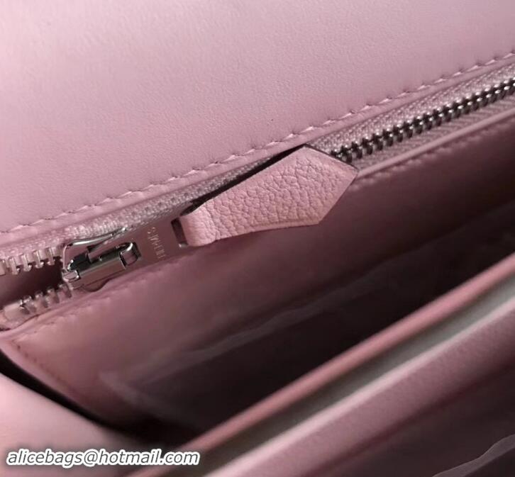 Luxury Hermes 2002 - 26 Bag Pink In Evercolor Calfskin With Adjustable Strap H42620