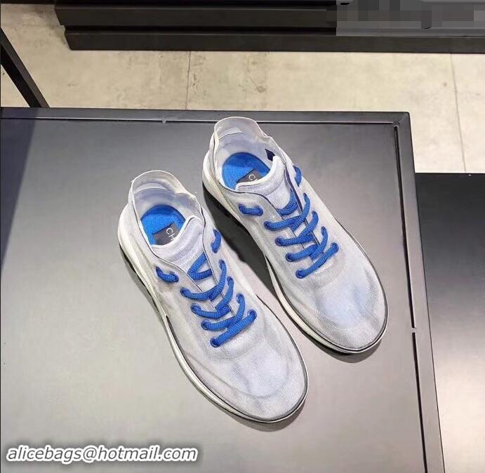 Discount Chanel Mesh and Fabric Sneakers G34763 Blue 2019