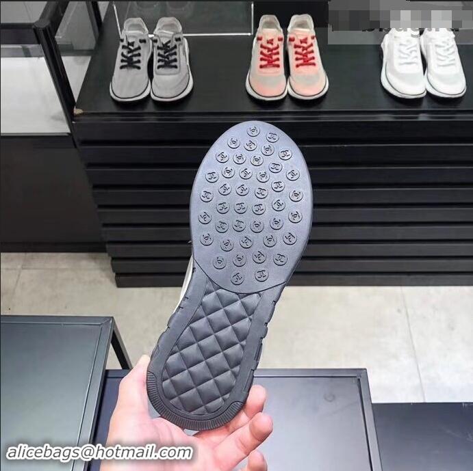 Discount Chanel Mesh and Fabric Sneakers G34763 Blue 2019