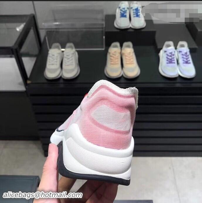 Popular Style Chanel Mesh and Fabric Sneakers G34763 Pink 2019