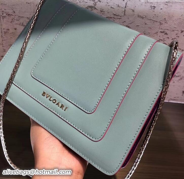 Most Popular Bvlgari Serpenti Forever 20cm Crossbody Bag B42630 Turquoise 2019 