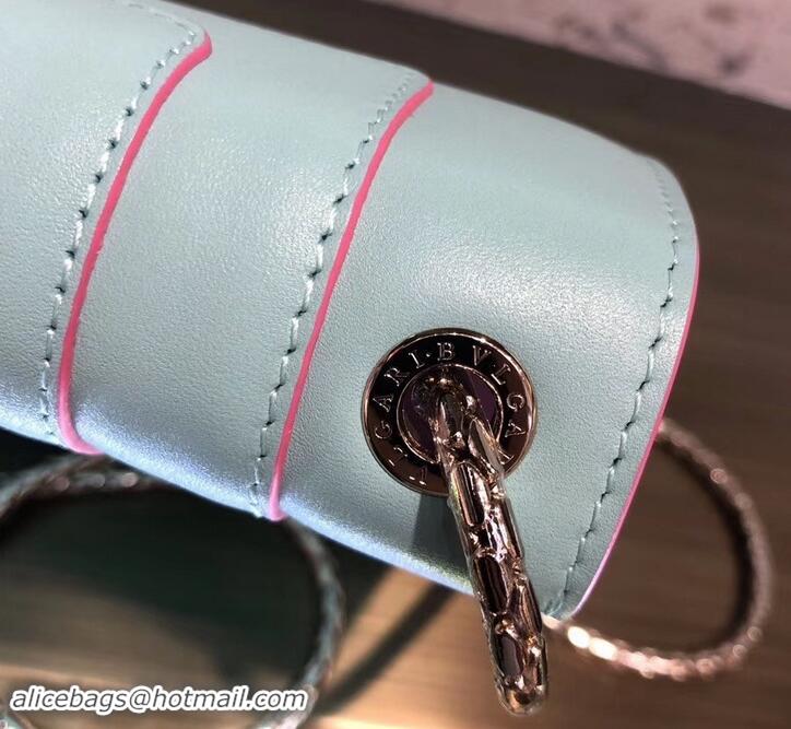 Most Popular Bvlgari Serpenti Forever 20cm Crossbody Bag B42630 Turquoise 2019 