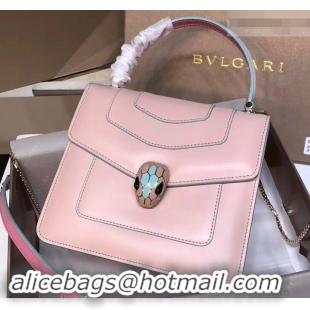 Top Quality Bvlgari Serpenti Forever 18cm Crossbody Bag B42631 Pink 2019