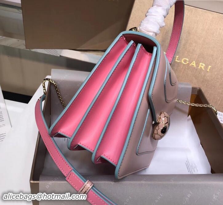 Top Quality Bvlgari Serpenti Forever 18cm Crossbody Bag B42631 Pink 2019