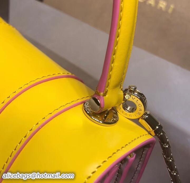 Affordable Price Bvlgari Serpenti Forever 18cm Crossbody Bag B42631 Yellow 2019 