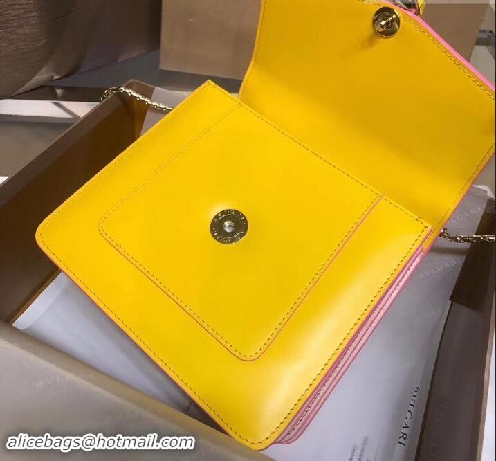 Affordable Price Bvlgari Serpenti Forever 18cm Crossbody Bag B42631 Yellow 2019 