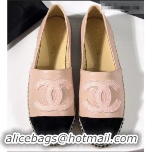 Top Design Chanel Stitching CC Logo Espadrilles GG42609 Nude