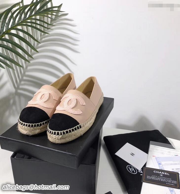 Top Design Chanel Stitching CC Logo Espadrilles GG42609 Nude