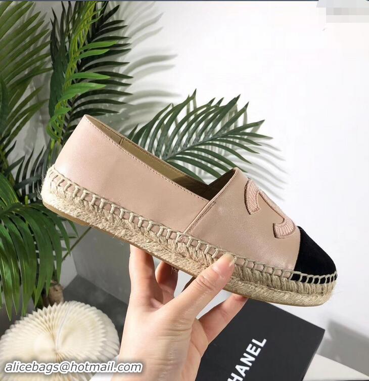 Top Design Chanel Stitching CC Logo Espadrilles GG42609 Nude