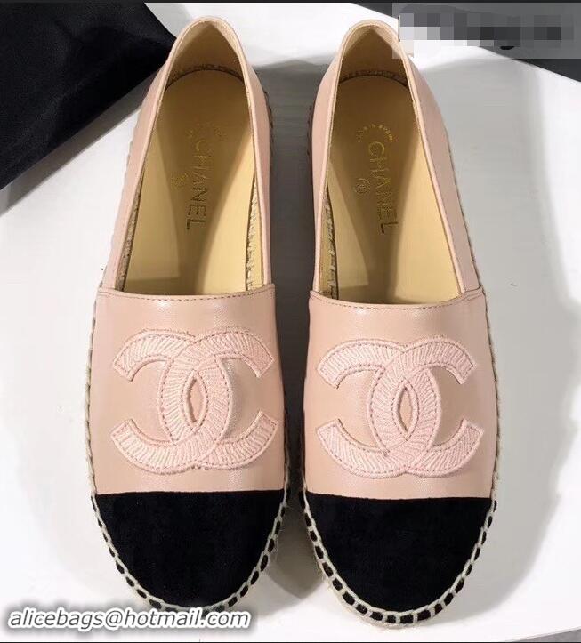 Top Design Chanel Stitching CC Logo Espadrilles GG42609 Nude