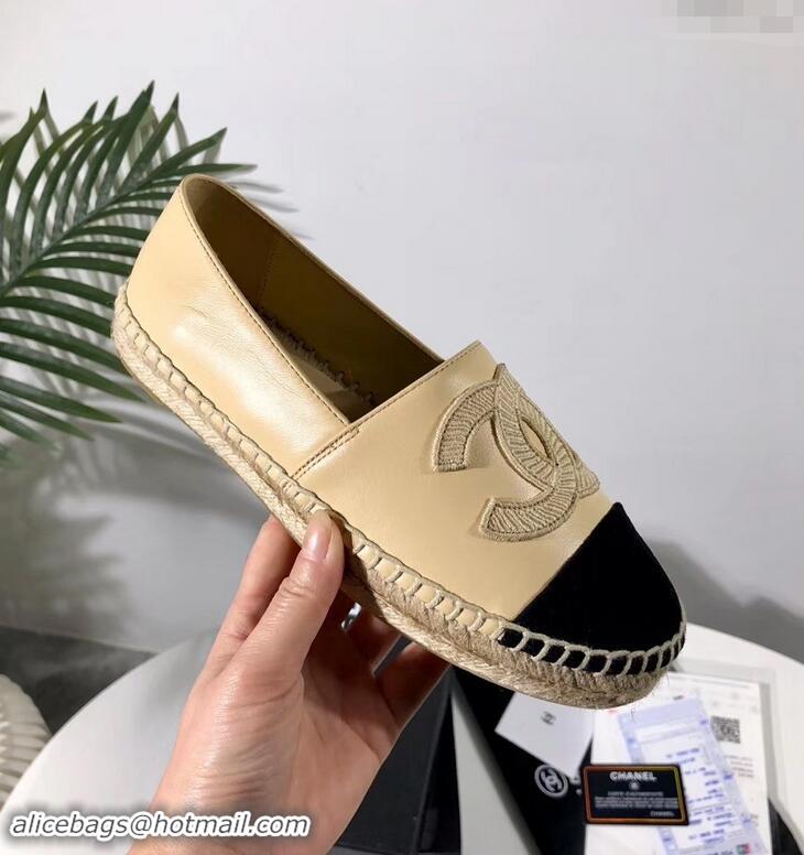 Lower Price Chanel Stitching CC Logo Espadrilles GG42609 Beige