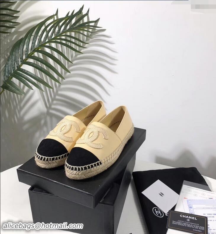 Lower Price Chanel Stitching CC Logo Espadrilles GG42609 Beige