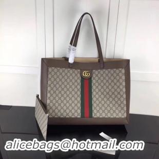 Hot Sell Gucci Ophidia Soft GG Supreme Canvas Tote Bag with Web 519336