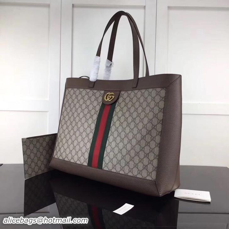 Hot Sell Gucci Ophidia Soft GG Supreme Canvas Tote Bag with Web 519336