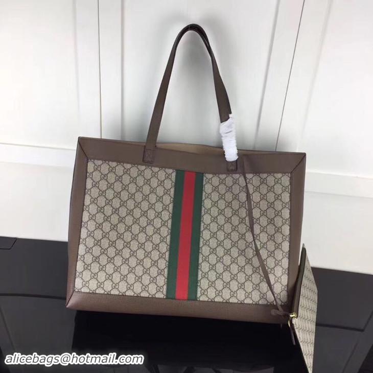 Hot Sell Gucci Ophidia Soft GG Supreme Canvas Tote Bag with Web 519336