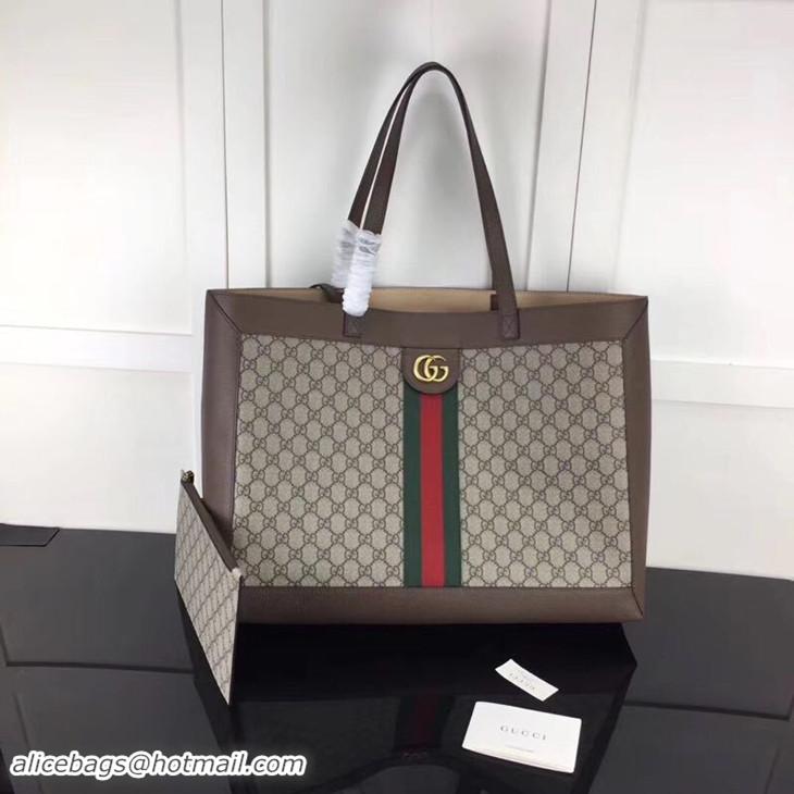 Hot Sell Gucci Ophidia Soft GG Supreme Canvas Tote Bag with Web 519336