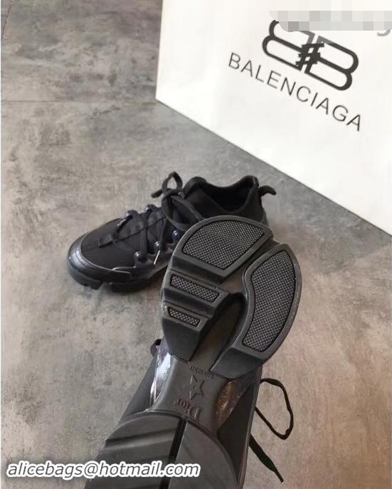 Pretty Style Dior D-Connect Sneakers in Neoprene CD2315 Black 2019