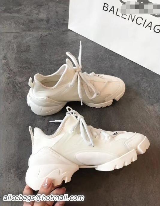 Top Grade Dior D-Connect Sneakers in Neoprene CD2315 White 2019