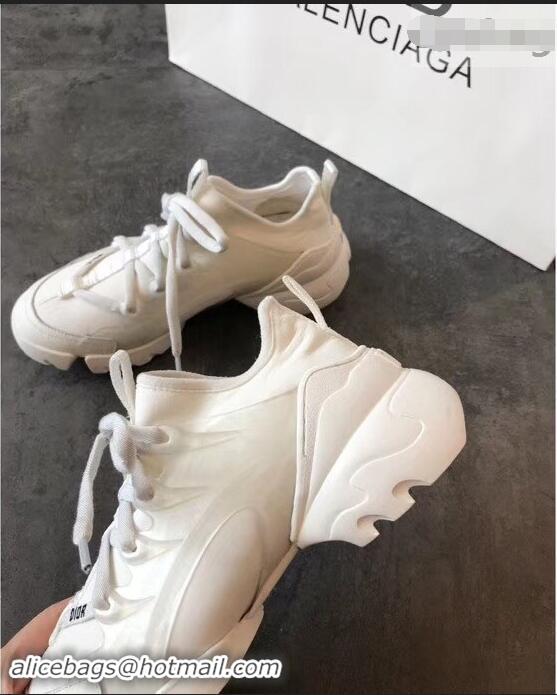 Top Grade Dior D-Connect Sneakers in Neoprene CD2315 White 2019