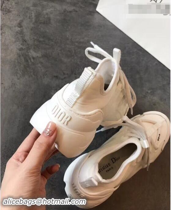 Top Grade Dior D-Connect Sneakers in Neoprene CD2315 White 2019