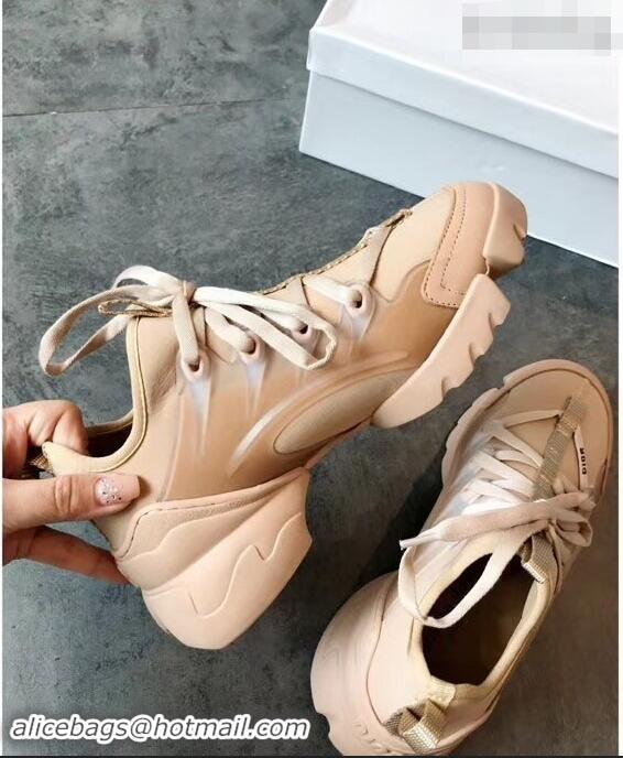 Most Popular Dior D-Connect Sneakers in Neoprene CD2315 Nude 2019