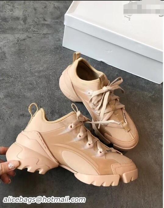 Most Popular Dior D-Connect Sneakers in Neoprene CD2315 Nude 2019