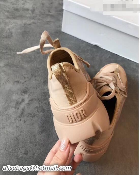 Most Popular Dior D-Connect Sneakers in Neoprene CD2315 Nude 2019