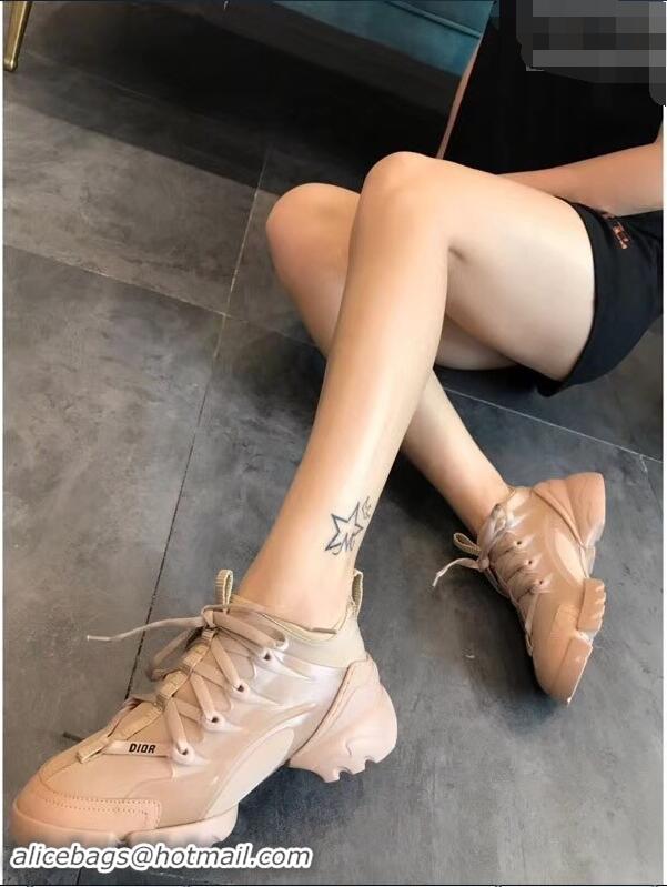 Most Popular Dior D-Connect Sneakers in Neoprene CD2315 Nude 2019