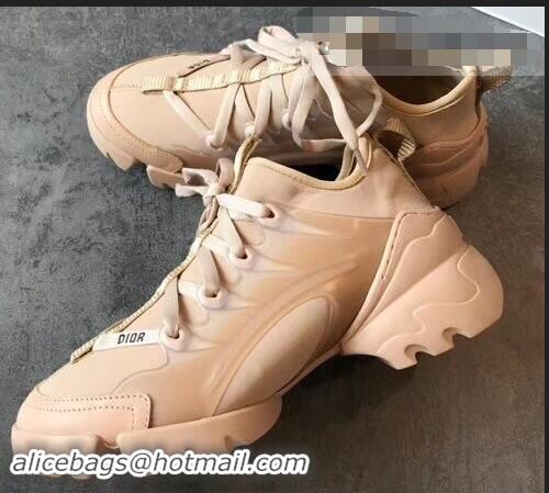 Most Popular Dior D-Connect Sneakers in Neoprene CD2315 Nude 2019