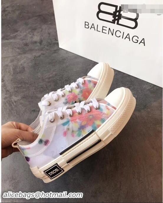 Famous Faux Dior Flowers Technical Canvas B23 Sneakers CD2321 2019