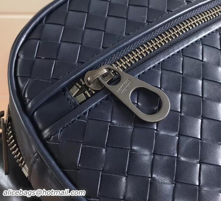 Discounts Bottega Veneta Intrecciato VN Belt Bag B402920 Navy Blue 2019