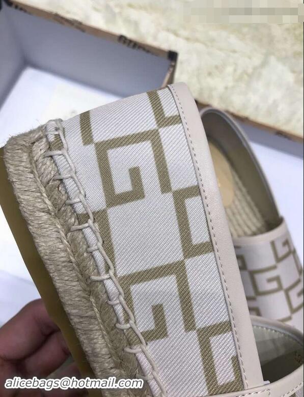 Shop Discount Gucci Canvas G Logo Espadrilles 12409 Beige 2019