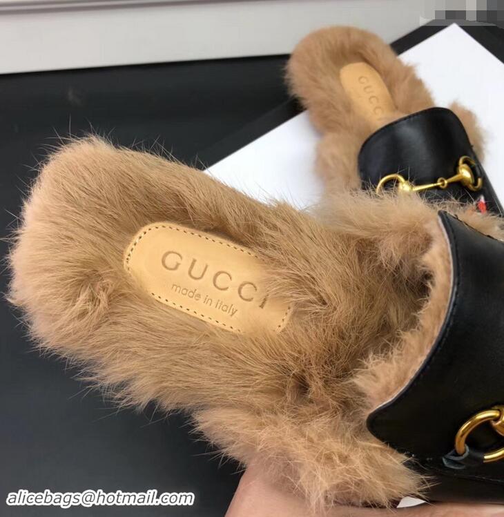 Market Sells Gucci men's Princetown slipper with Angry Cat appliqué 478285