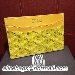 Top Quality Goyard Card Holder 020090 Yellow