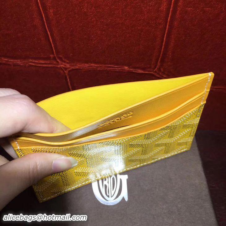 Top Quality Goyard Card Holder 020090 Yellow