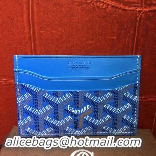 Low Cost Goyard Card Holder 020090 Light Blue