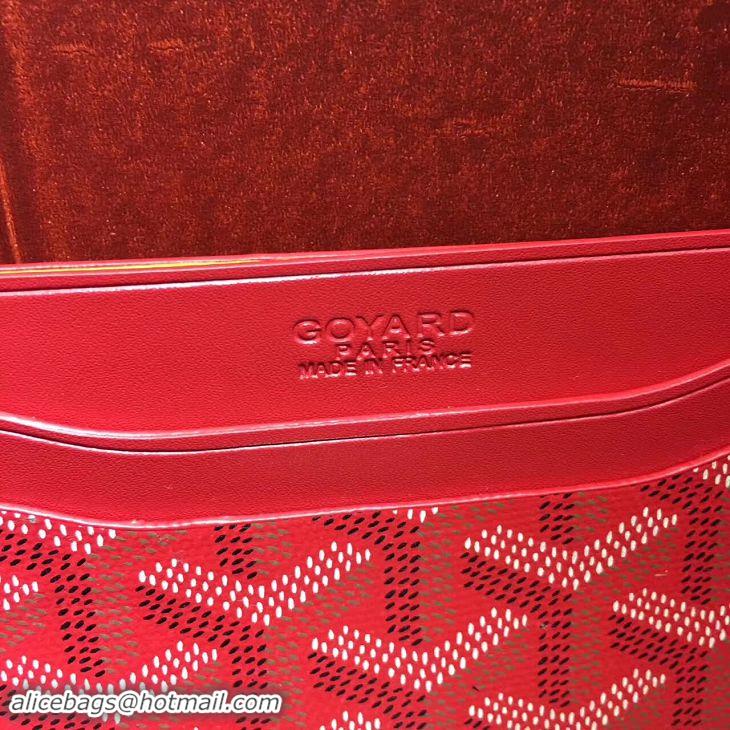 Grade Quality Goyard Card Holder 020090 Red