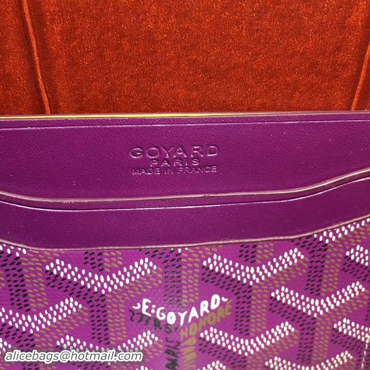 Inexpensive Goyard Card Holder 020090 Purple