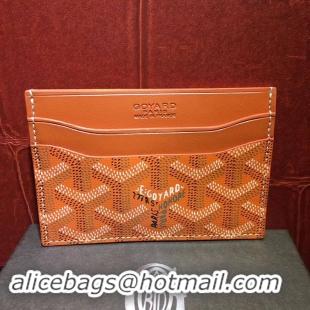 New Release Creation Goyard Card Holder 020090 Orange