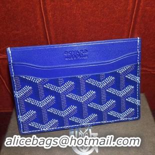 Low Cost Goyard Card Holder 020090 Dark Blue