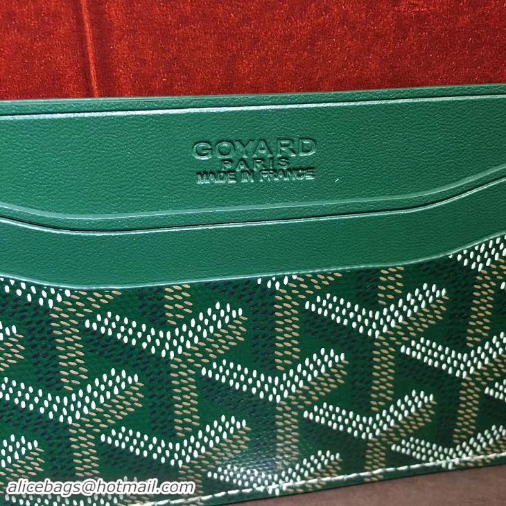 Buy Luxury Goyard Card Holder 020090 Green