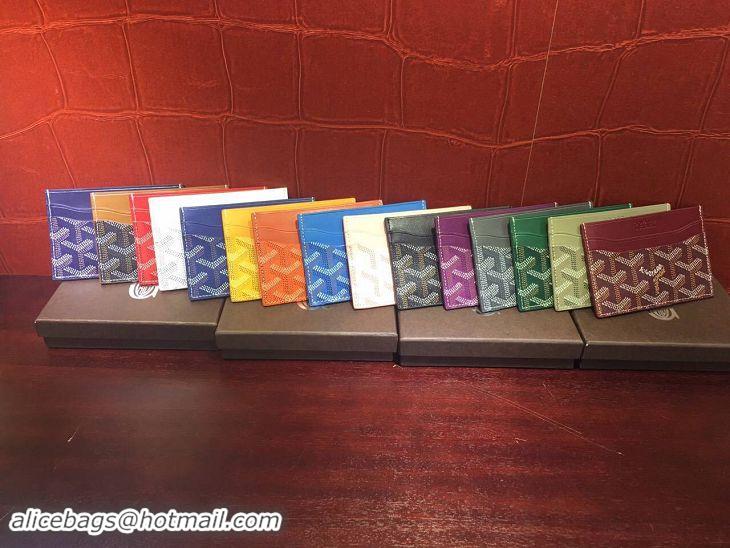 Buy Luxury Goyard Card Holder 020090 Green