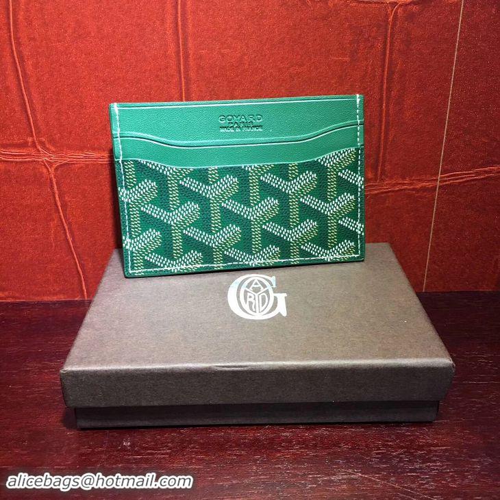 Buy Luxury Goyard Card Holder 020090 Green