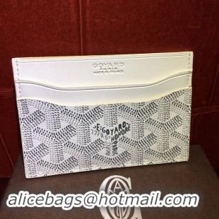 Traditional Discount Goyard Card Holder 020090 White